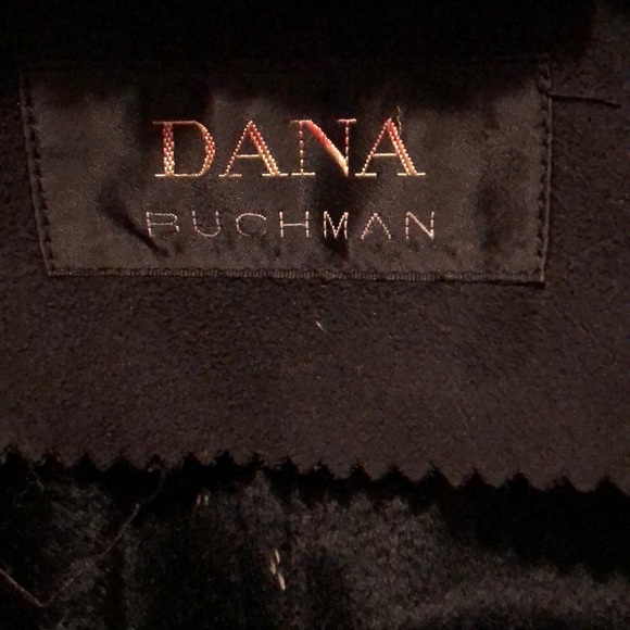 Dana Buchman faux shearling w/ real fur collar - Picture 7 of 7